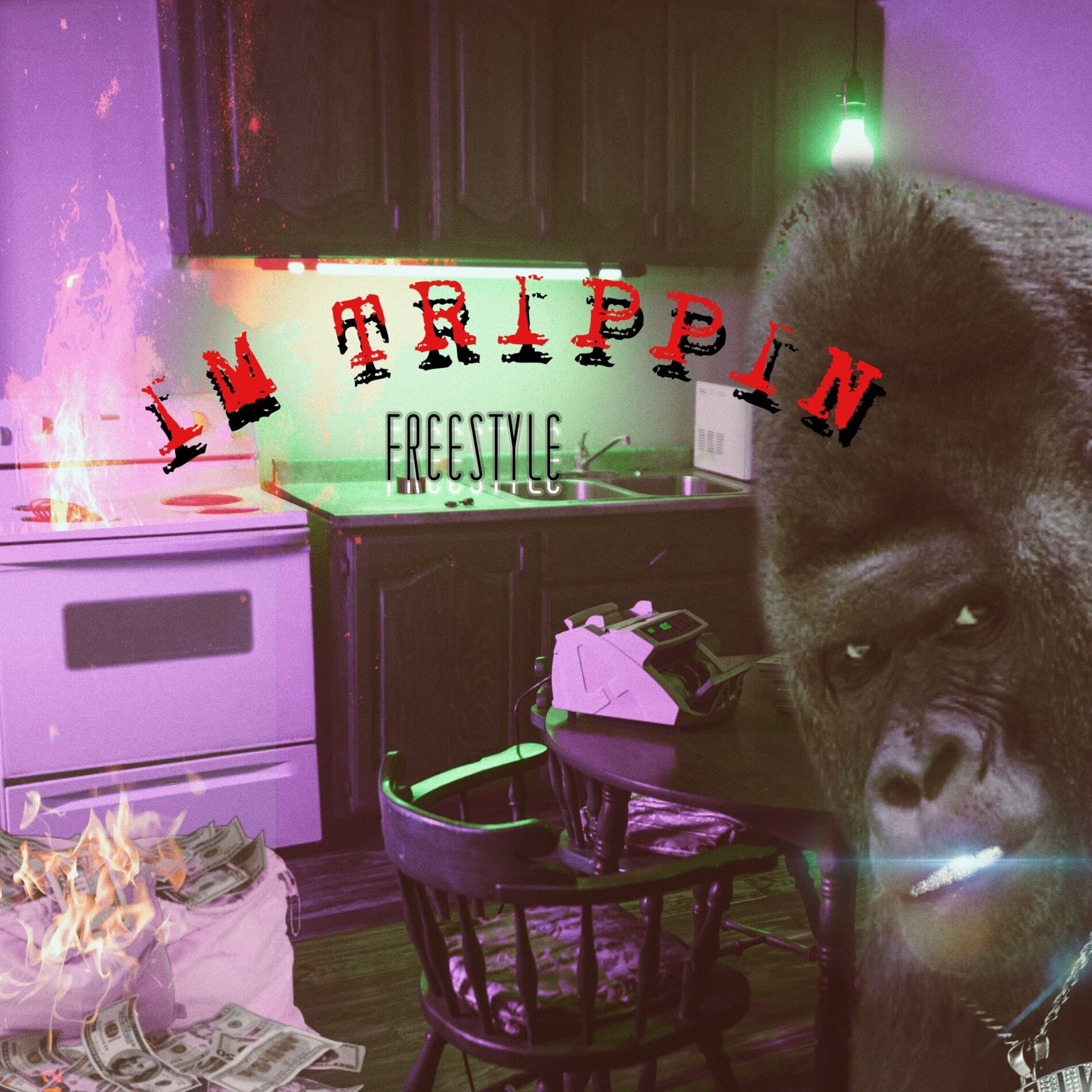 Album cover of IM TRIPPIN FREESTYLE (feat. Dee Mula)