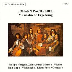Cover of Pachelbel: Musicalische Ergötzung