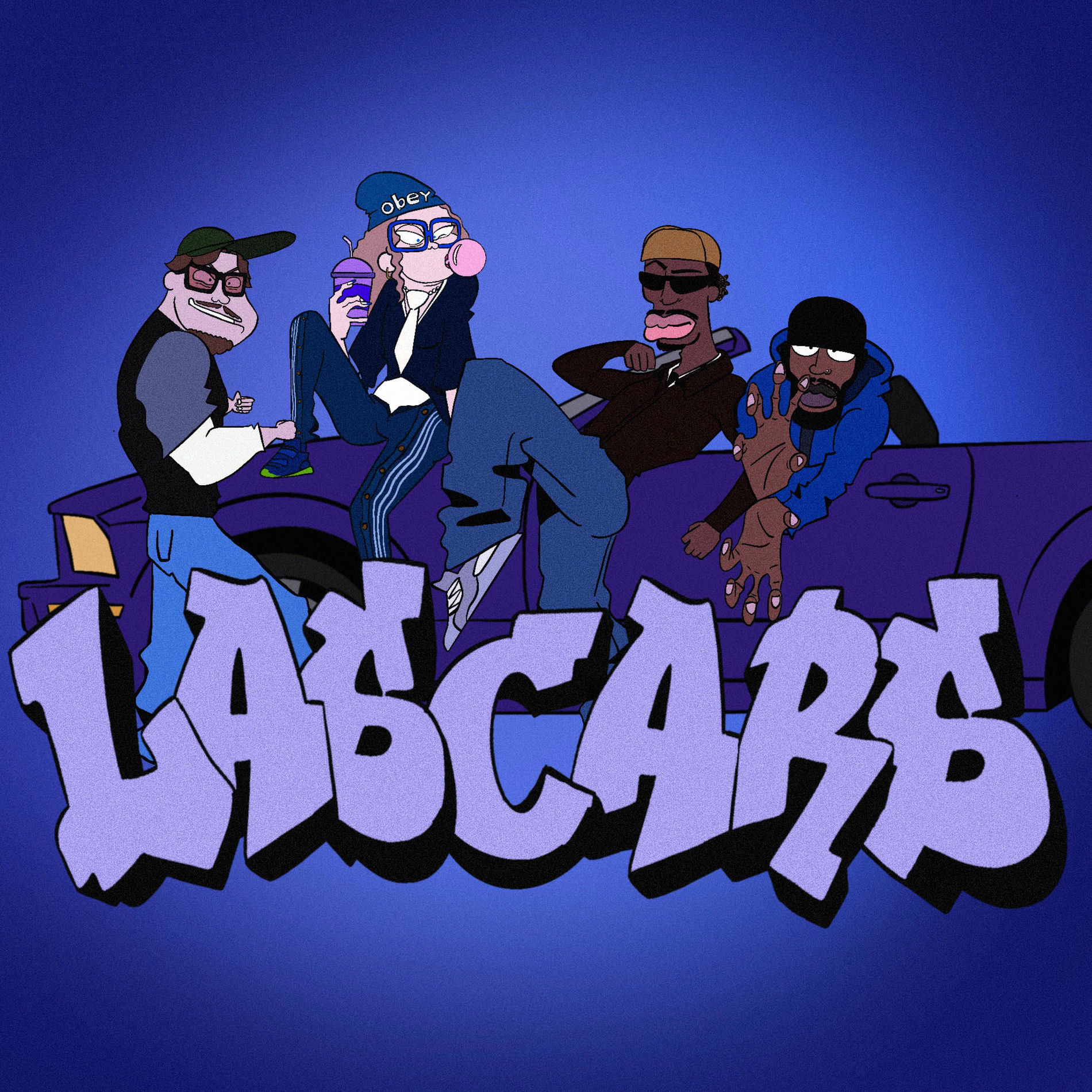 Album cover of LASCARS (feat. Ooralise, Divboii, Ezekiel & Jos'Art)