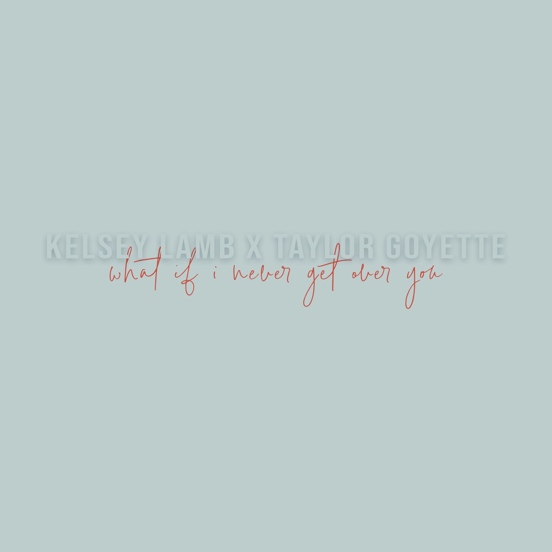 Album cover of What If I Never Get over You