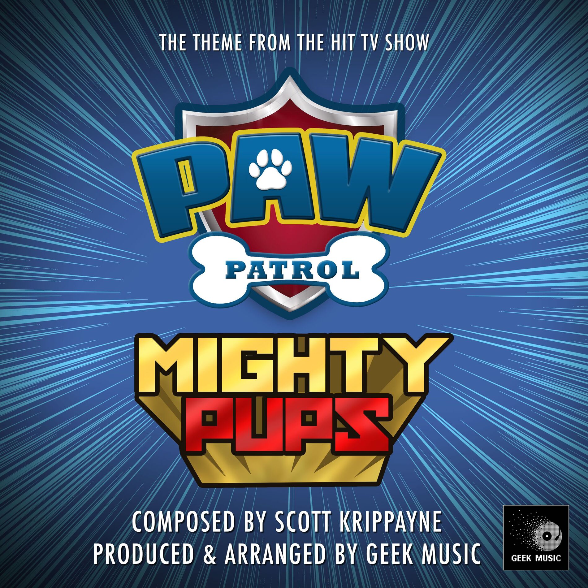 Album cover of Paw Patrol Mighty Pups Main Theme (From 