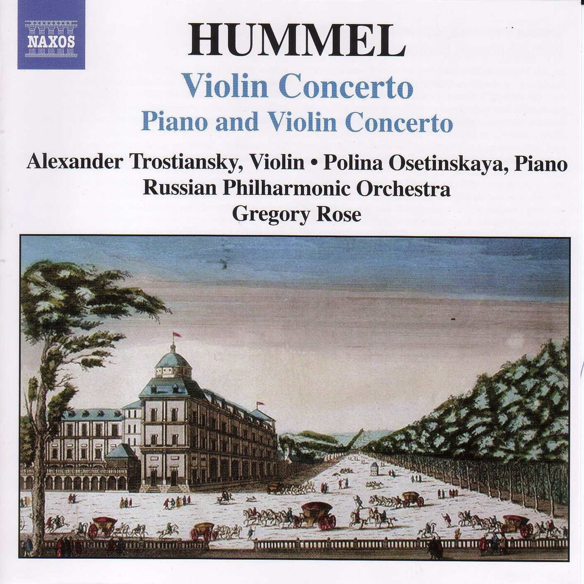 Album cover of Hummel: Concerto for Piano and Violin, Op. 17 / Violin Concerto