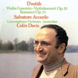 Cover of Dvořák: Violin Concerto; Romance