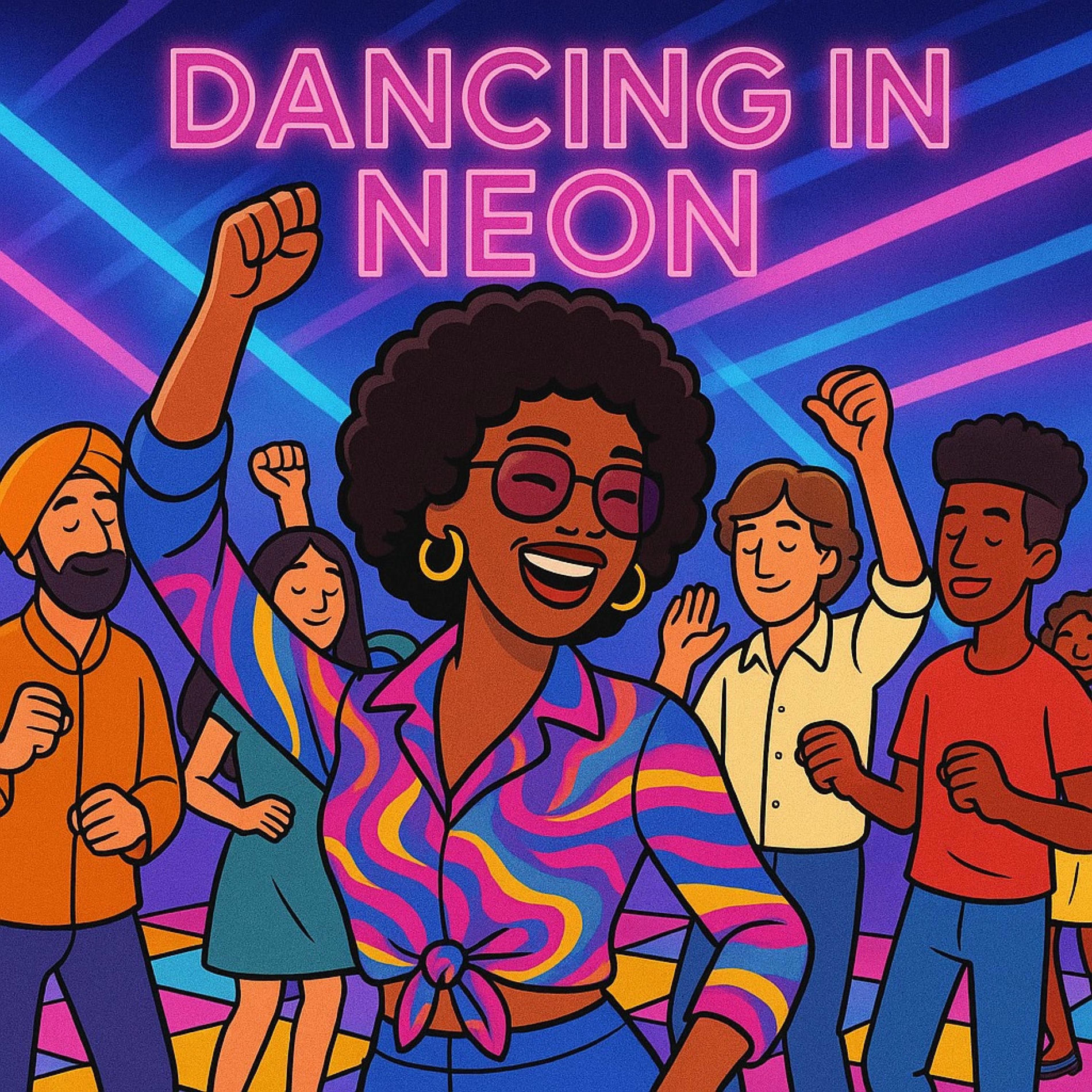 Album cover of Dancing In Neon (feat. Jessica)