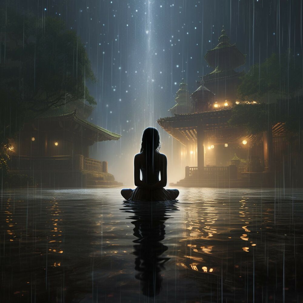 Picture of Meditative Rain: Tranquil Resonance Tones