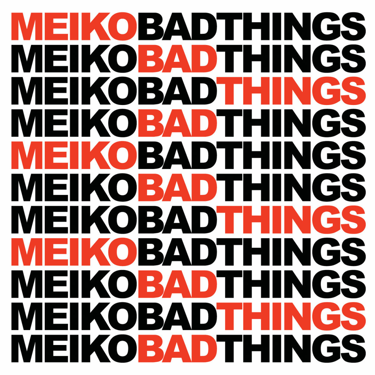 Album cover of Bad Things