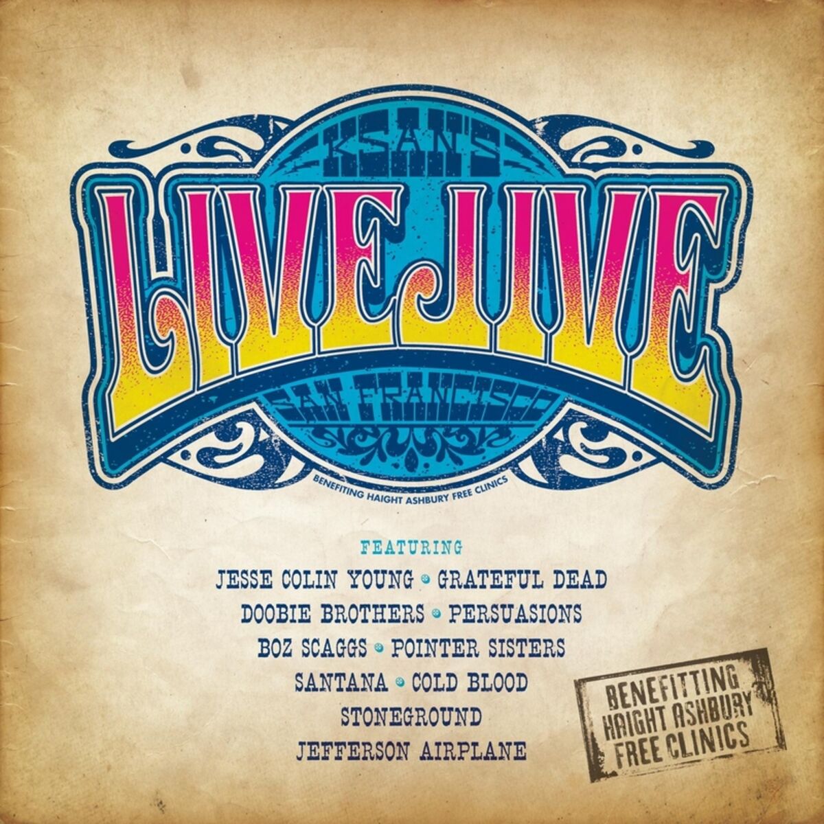 Album cover of KSAN's Live Jive