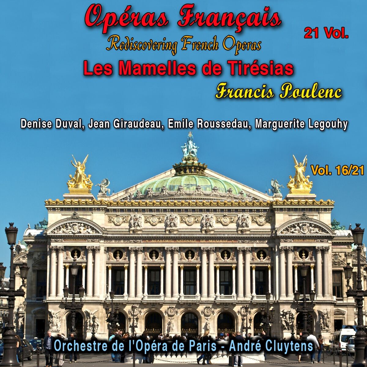 Album cover of Rediscovering French Operas, Vol. 16 (Les mamelles de Tirésias)