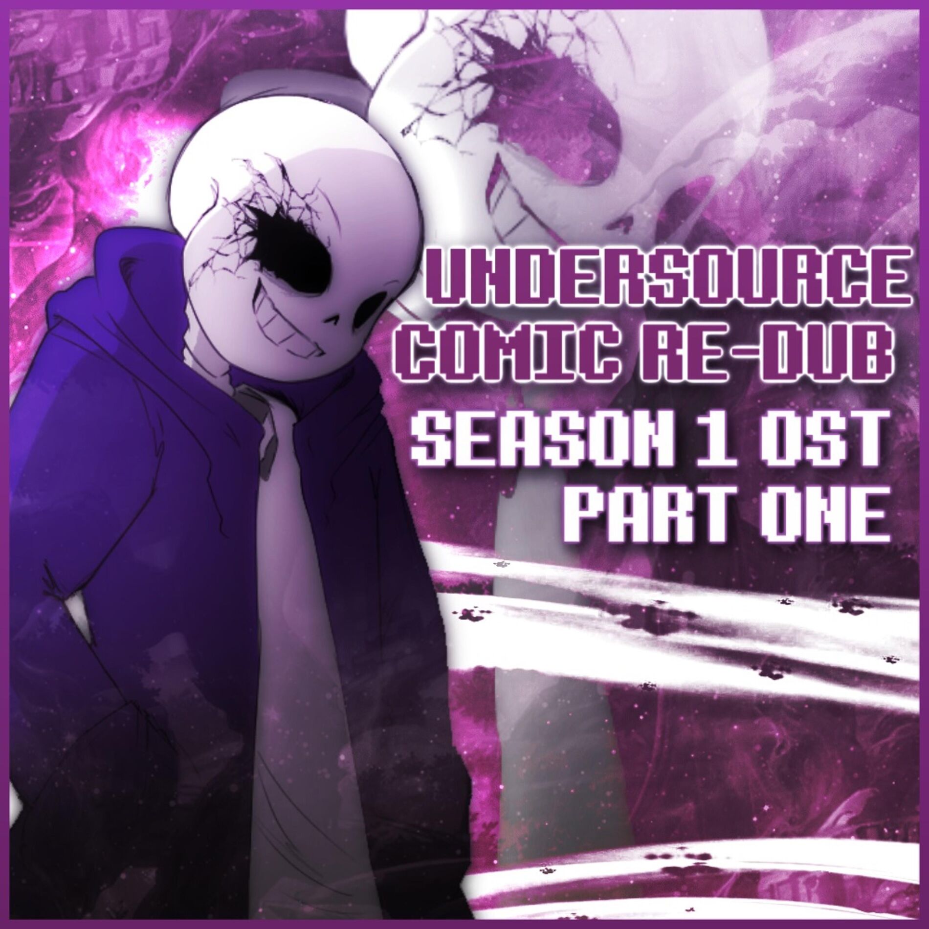 Album cover of Undertale AU Undersource Comic Re-Dub Season 1 Music