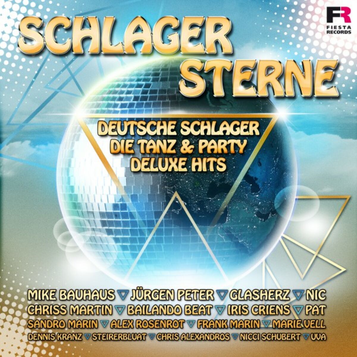 Album cover of Schlagersterne - Deutsche Schlager Die Tanz & Party Deluxe Hits