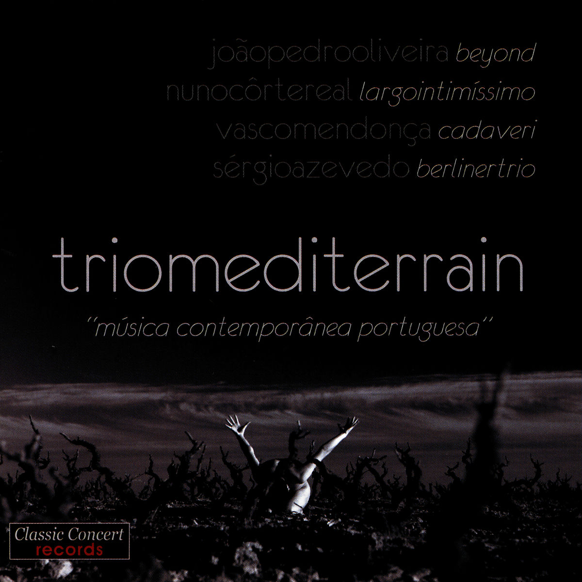 Album cover of Trio Mediterrain - musica contemporanea portuguesa