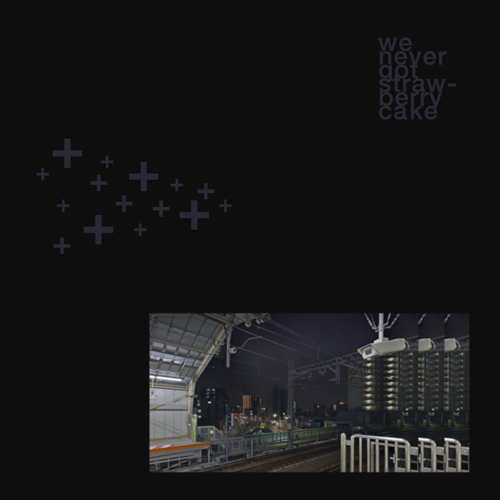 Album cover of we never got strawberry cake