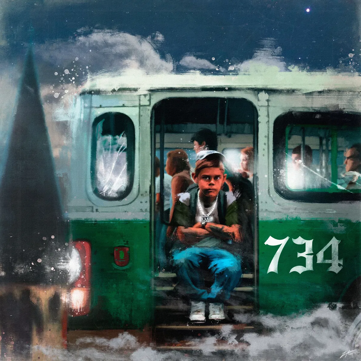 734, Kako
