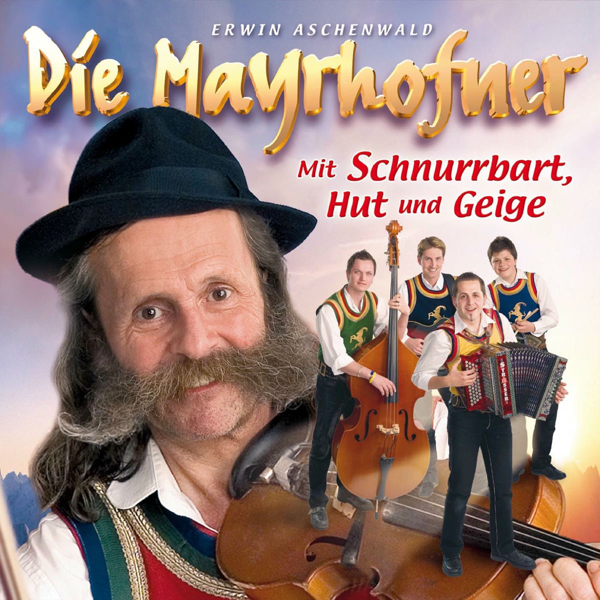 Album cover of Mit Schnurrbart, Hut und Geige