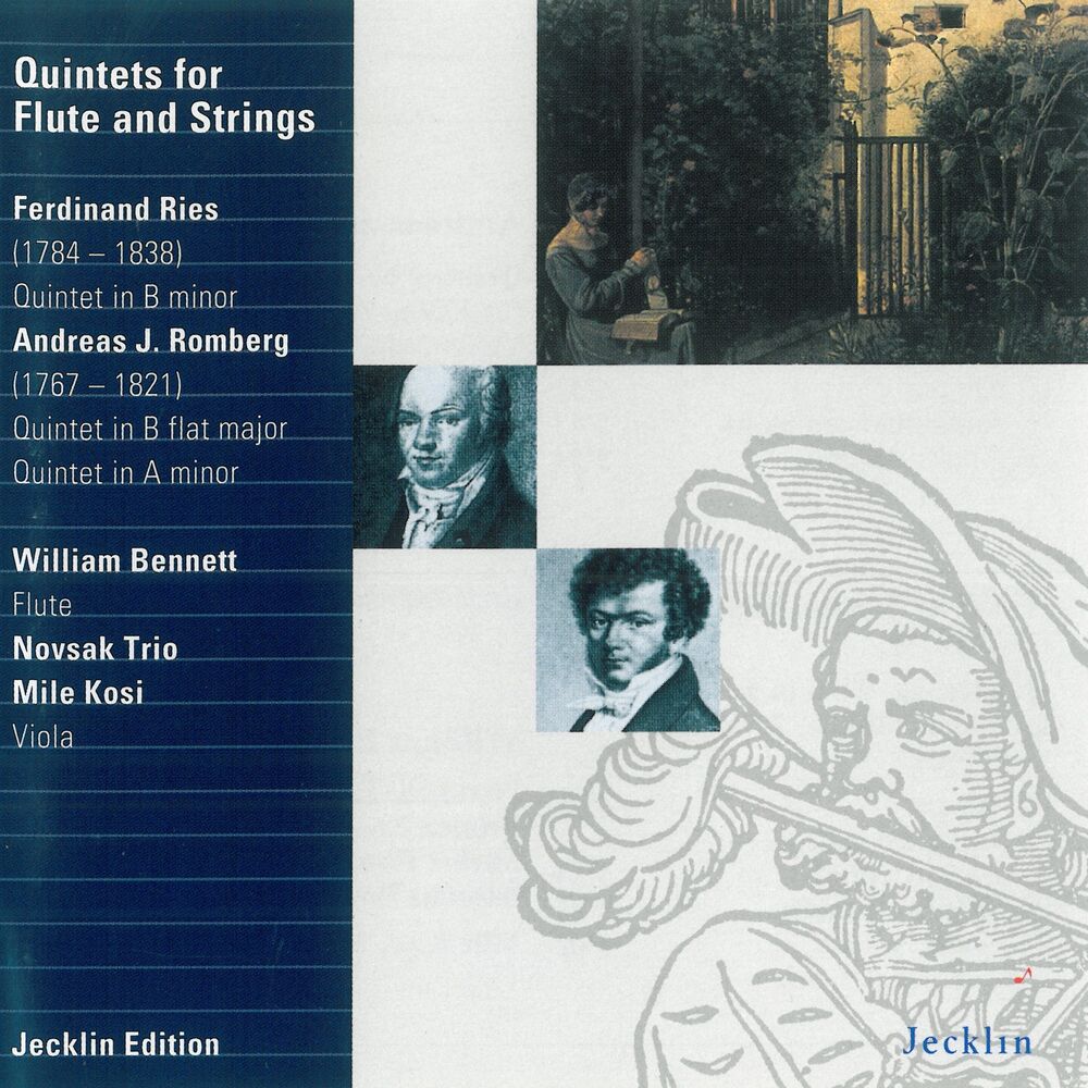 Picture of Ferdinand Ries & Andreas Jakob Romberg: Quintets for Flute and Strings