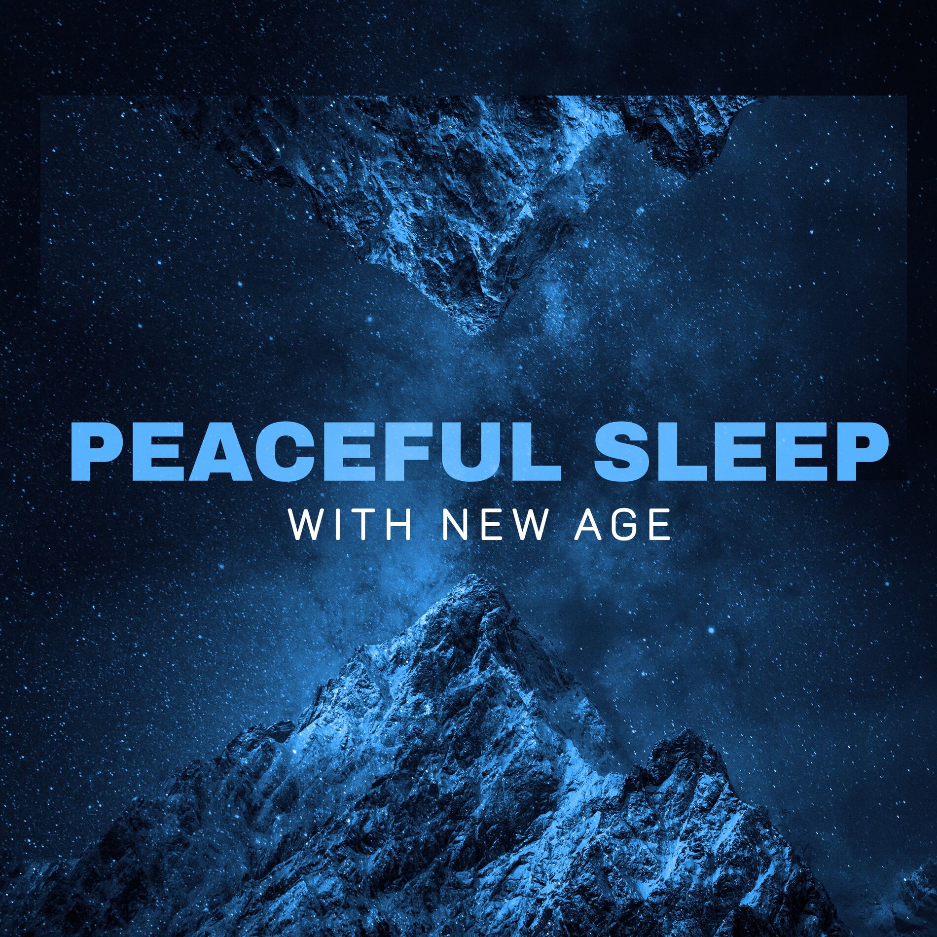 Album cover of Peaceful Sleep with New Age Music. Have a Good Night and Colorful Dreams