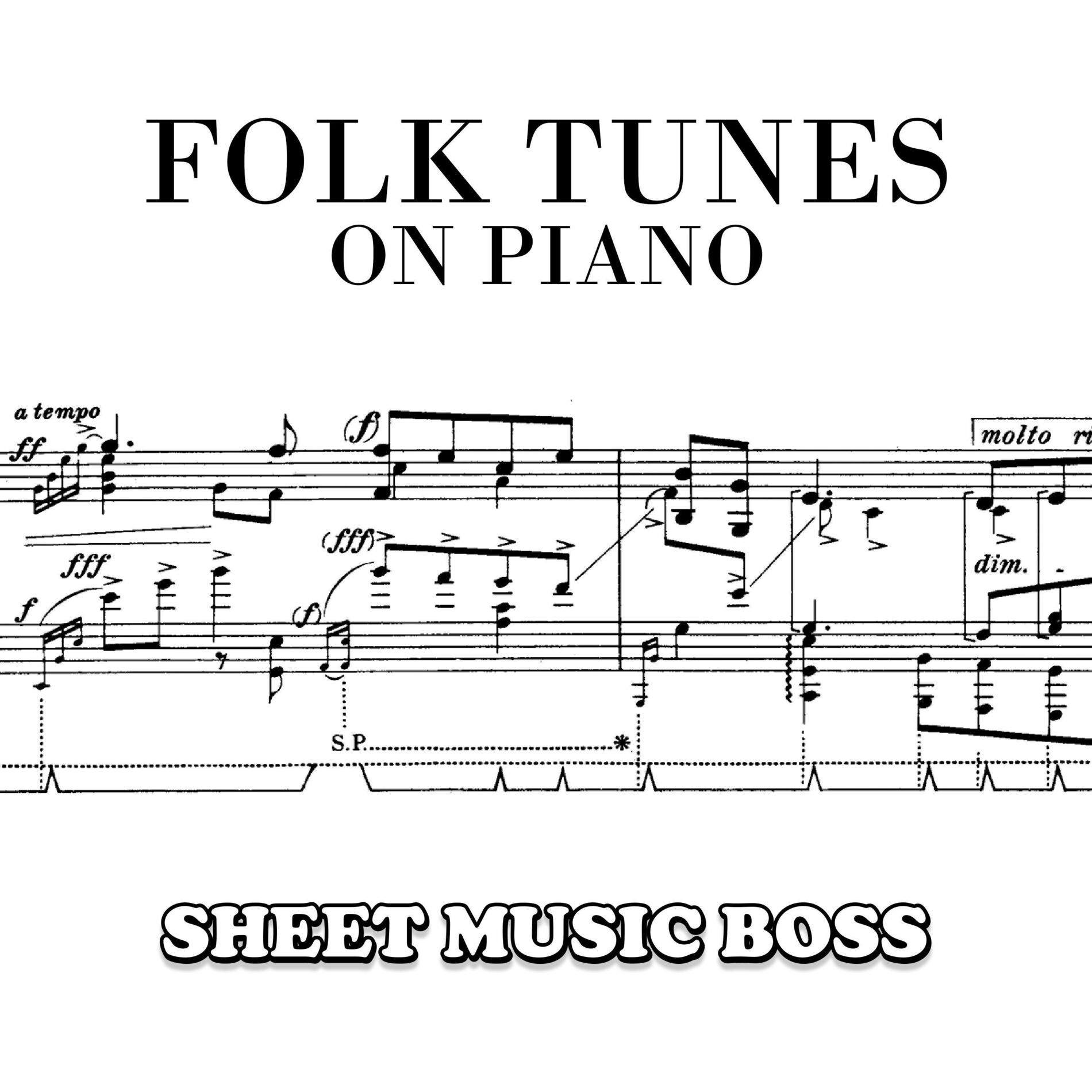 Album cover of Folk Tunes on Piano