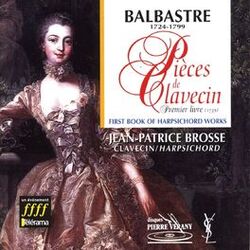 Cover of Balbastre : Pièces de clavecin, 1er livre (1759)