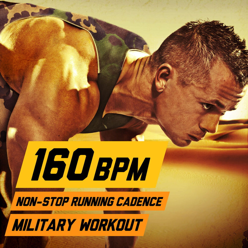 Picture of 160 BPM Non-Stop Running Cadence Military Workout