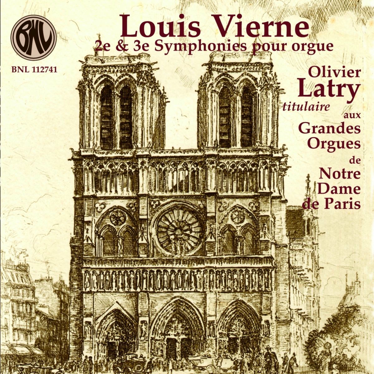 Album cover of Louis Vierne: Symphonies pour orgue