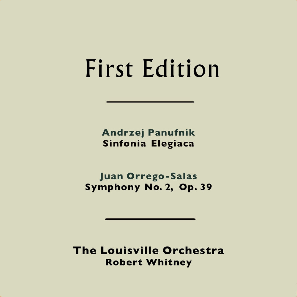 Picture of Andrzej Panufnik: Sinfonia Elegiaca - Juan Orrego-Salas: Symphony No. 2, Op. 39