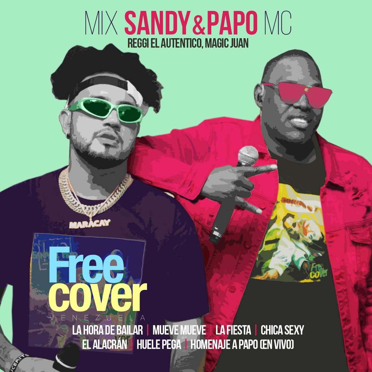 Album cover of Sandy & Papo MC: Reggi El Autentico, Magic Juan (Mix En Vivo)