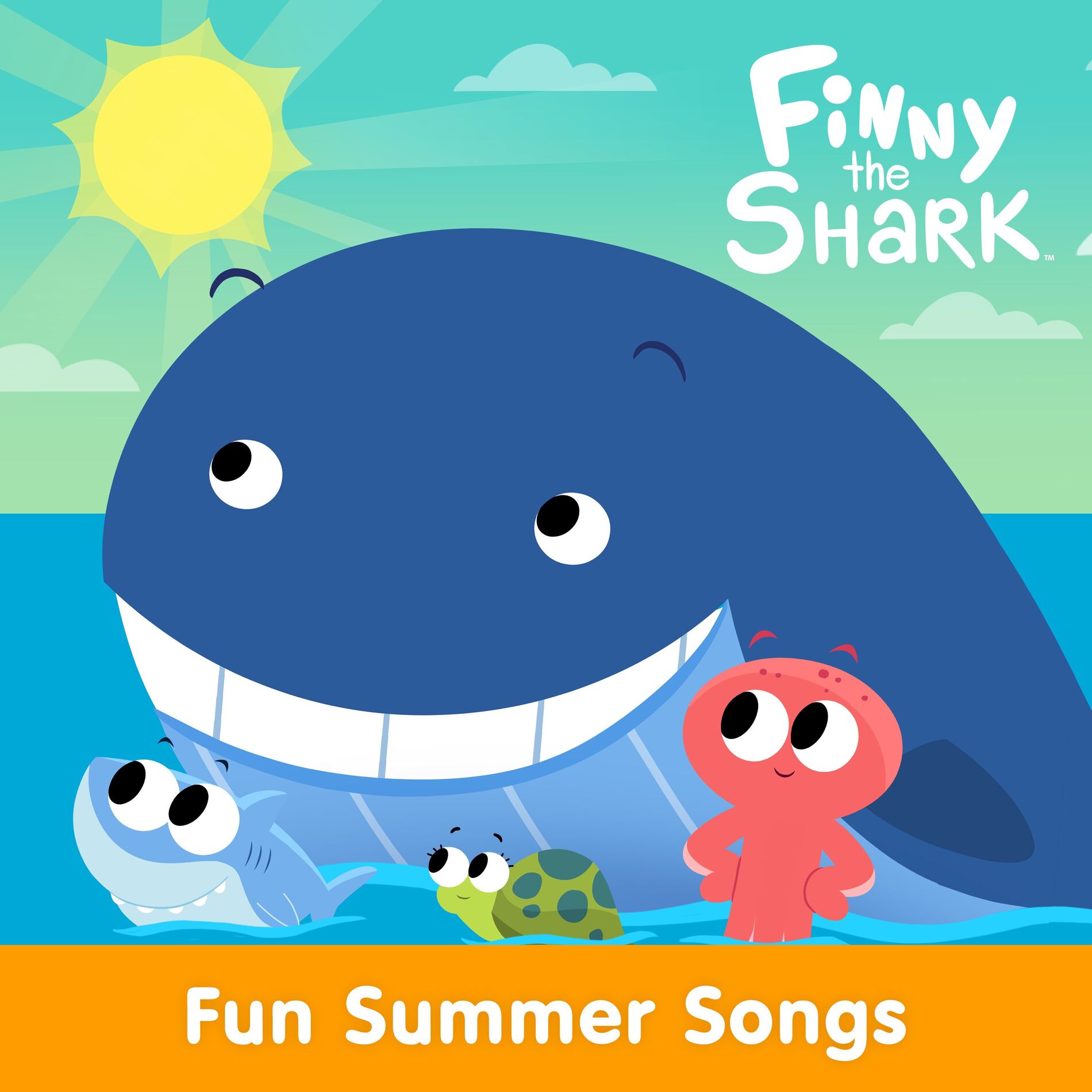 Album cover of Fun Summer Songs With Finny The Shark