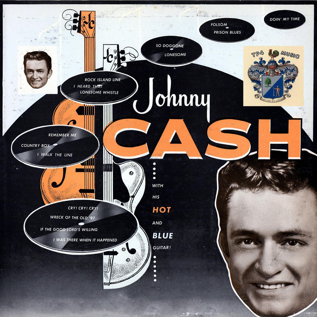 Album cover of Johnny Cash with His Hot and Blue Guitar