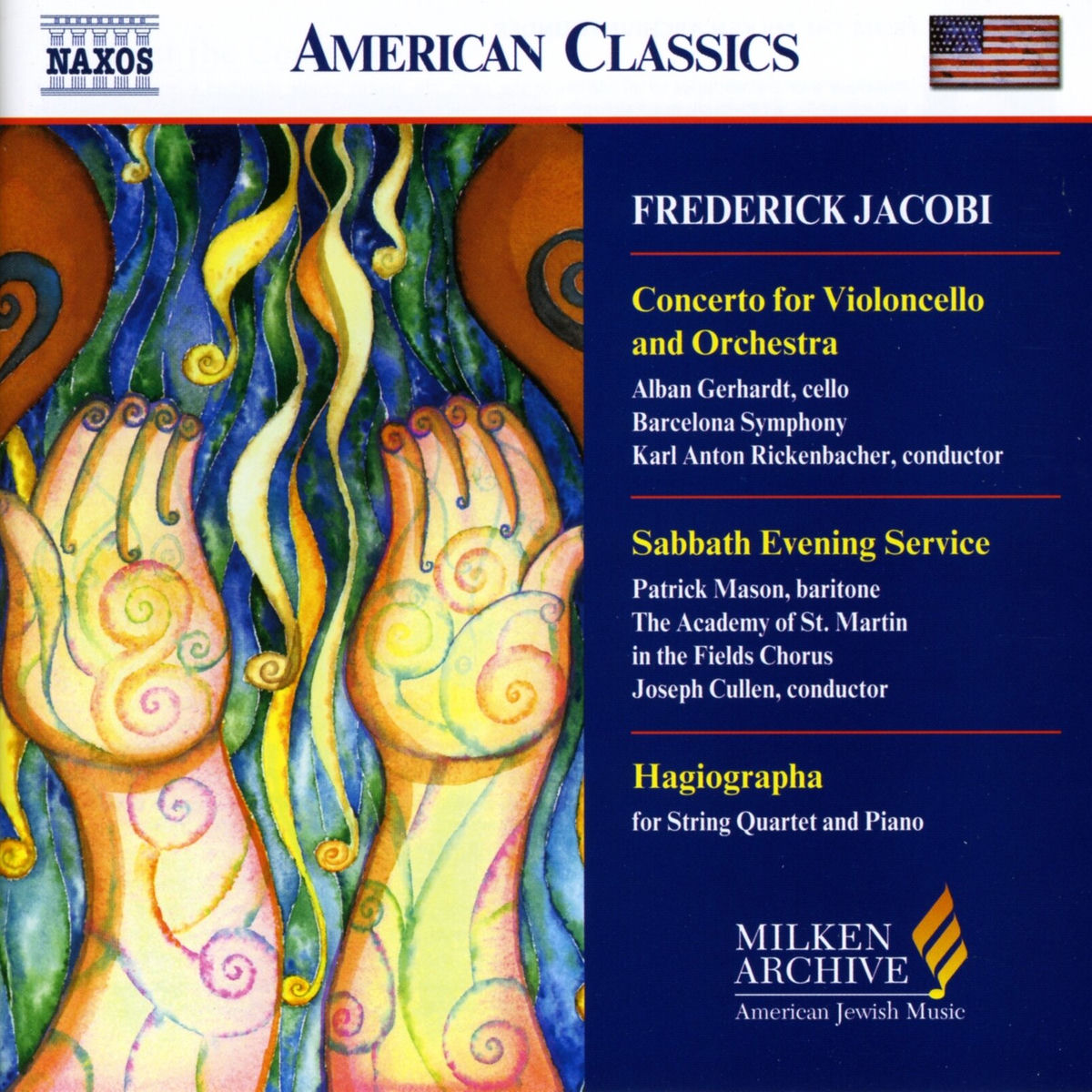 Album cover of Jacobi: Cello Concerto - Hagiographa - Sabbath Evening Service