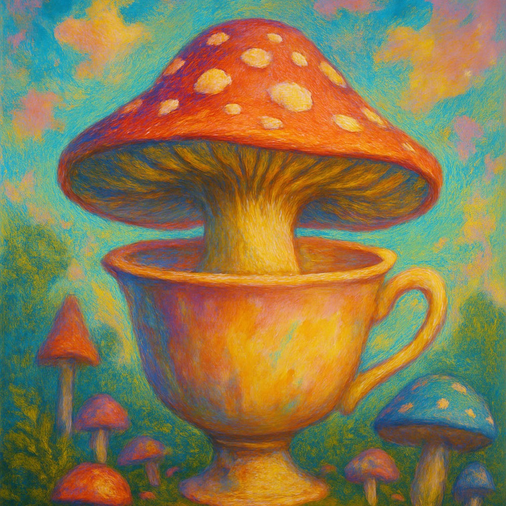 Mushroom Cup sleeve