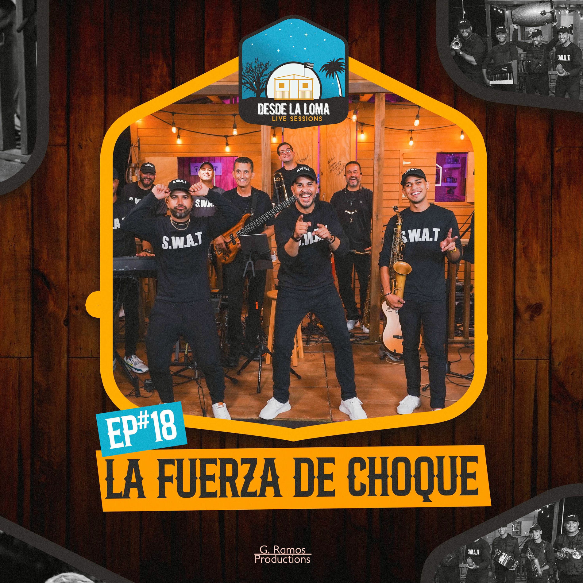 Album cover of La Fuerza de Choque live at Sesiones Desde La Loma