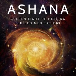 Cover of Golden Light of Healing (Guided Meditation with Crystal Bowls)