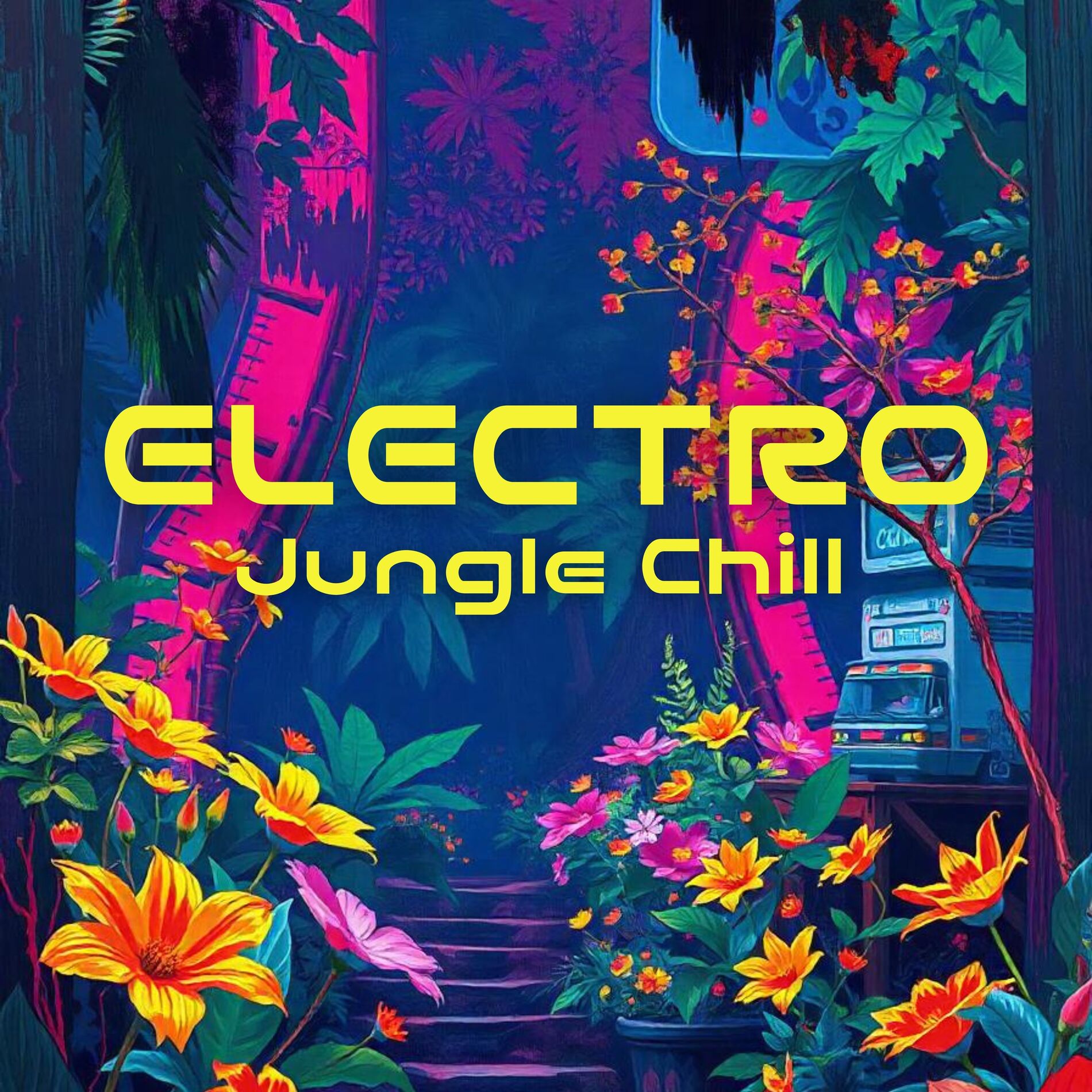Album cover of Electro Jungle Chill: Urban Downtempo Nature Mix