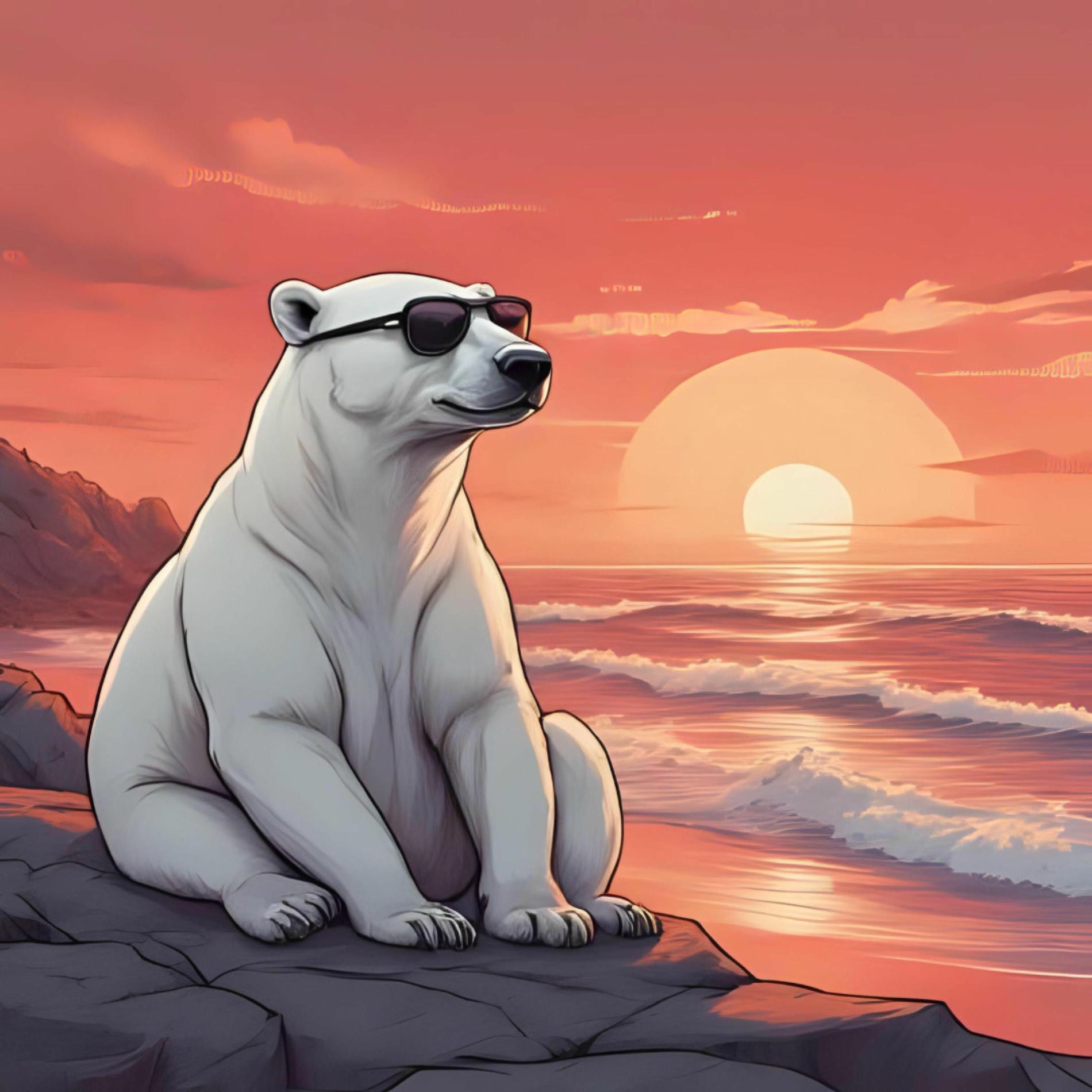 Album cover of Red Artctic Sunrise (feat. Mellow Melt, Monocloud & B-Side)
