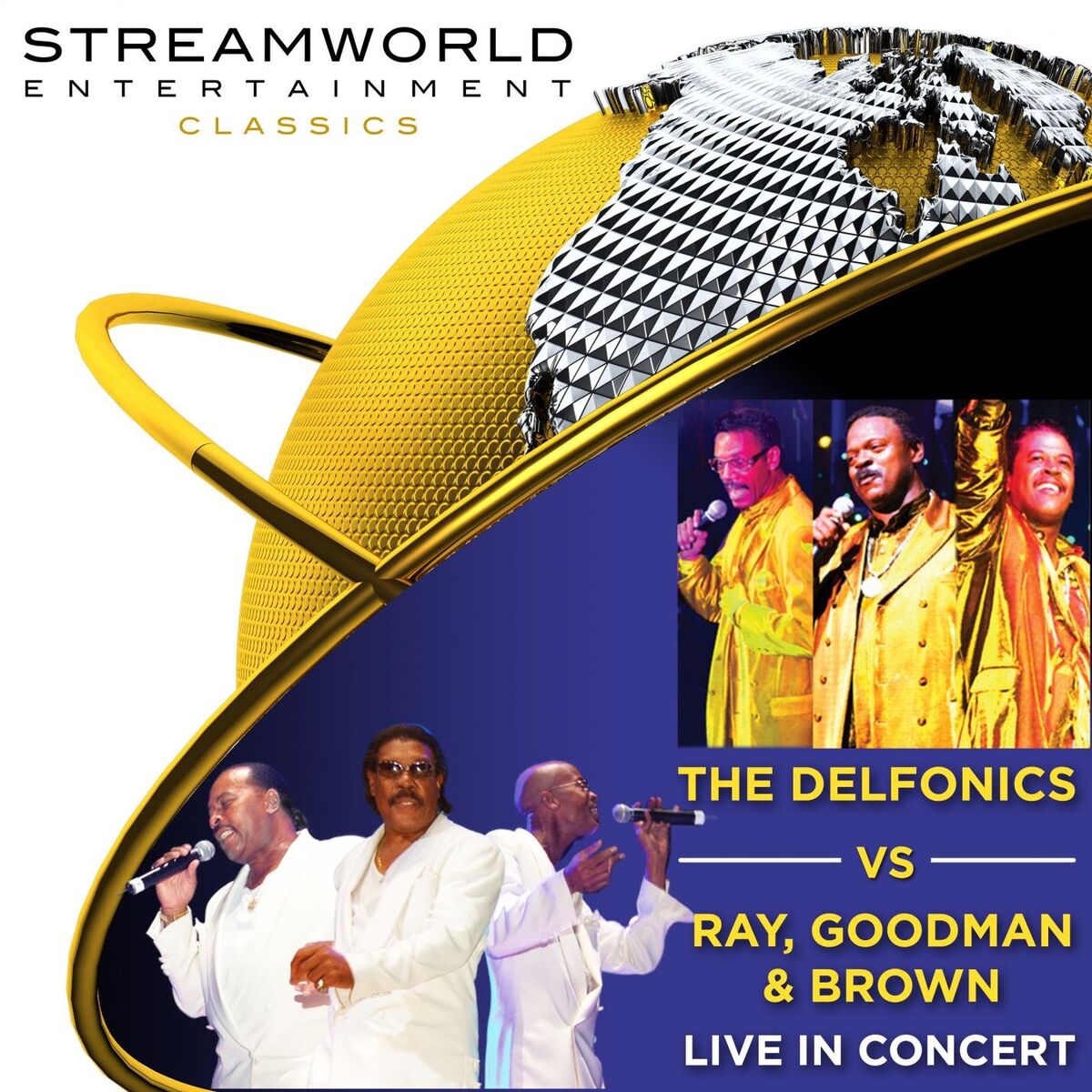 Album cover of The Delfonics vs Ray, Goodman & Brown Live In Concert (Live)