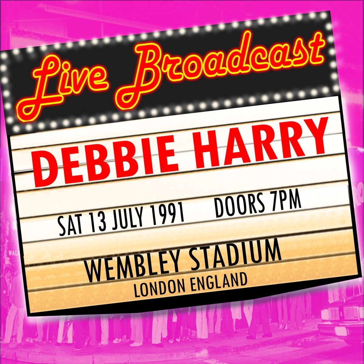 Album cover of Live Broadcast - 13th July 1991 Wembley Stadium