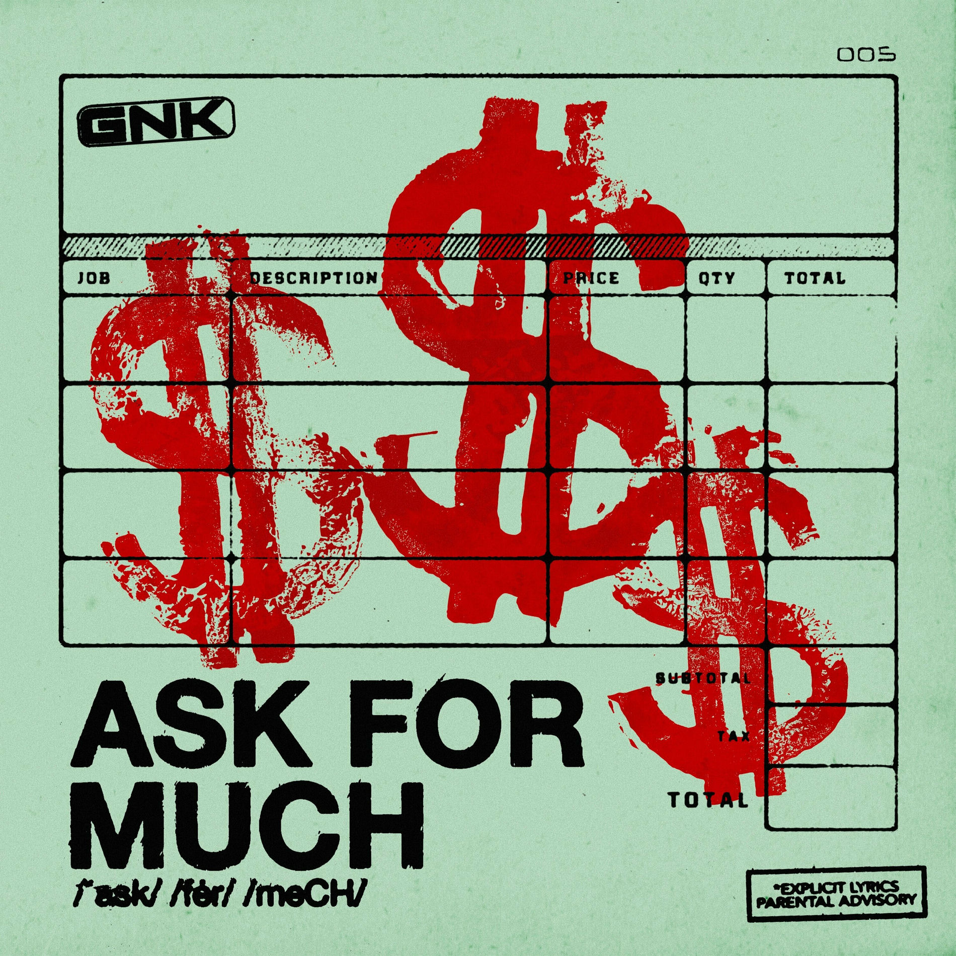 Album cover of ask for much