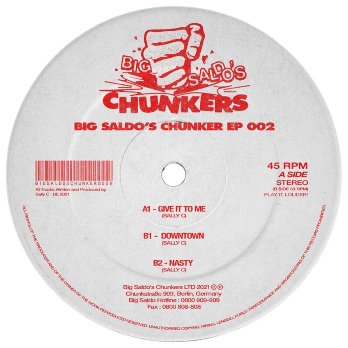 Album cover of Big Saldo's Chunker 002