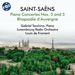 Cover of Saint-Saëns: Piano Concertos Nos. 3 & 5 & Rhapsodie d'Auvergne
