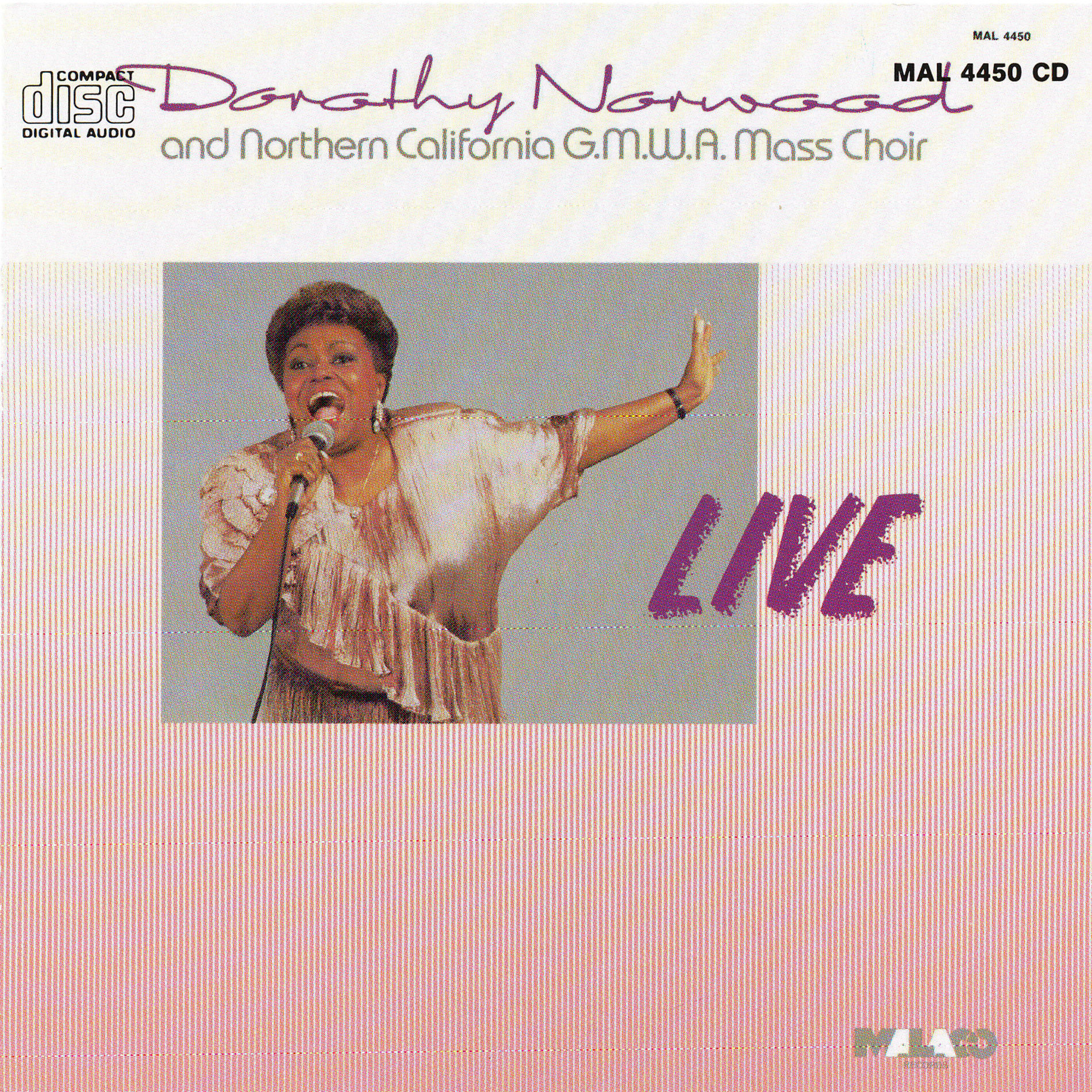 Album cover of Dorothy Norwood: Live