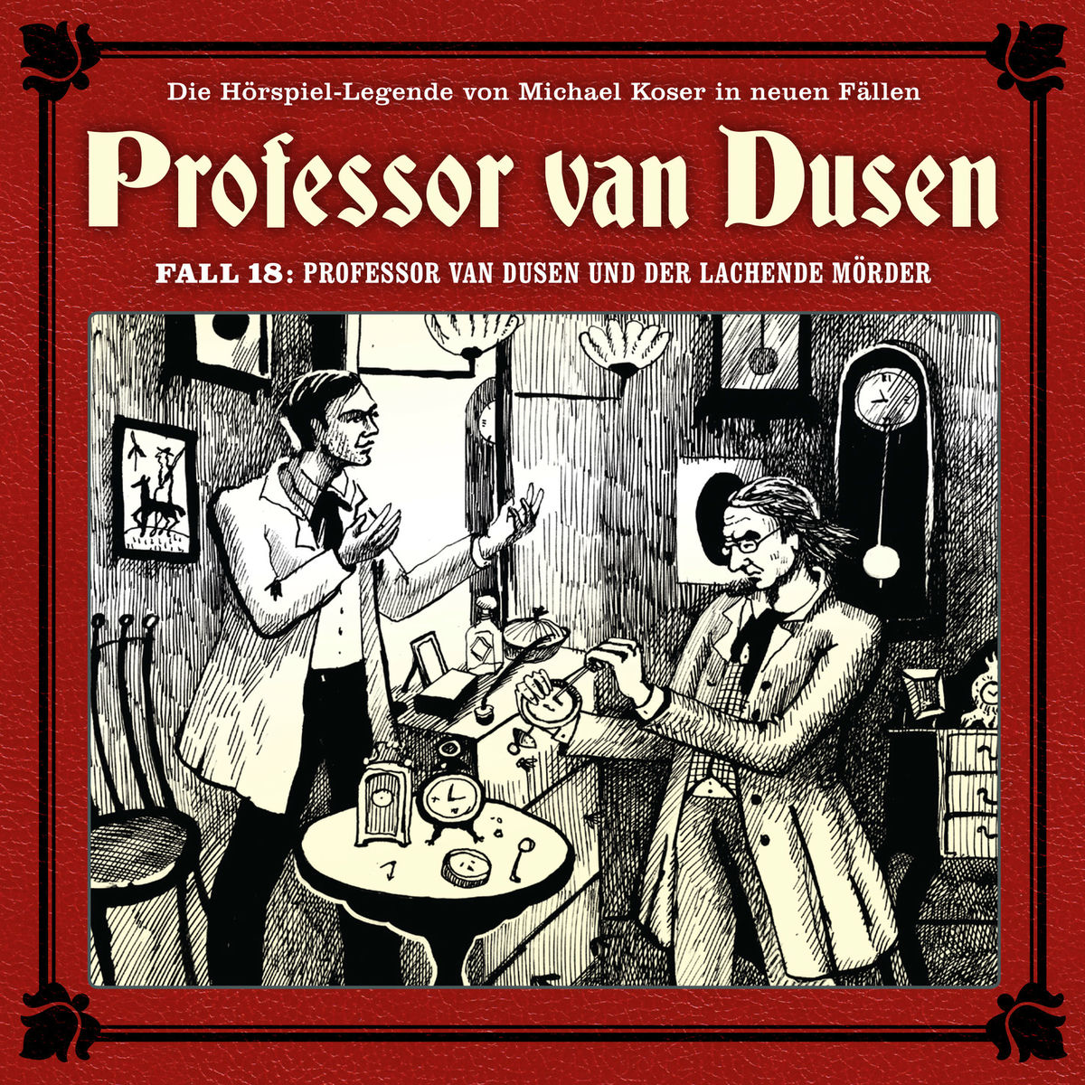 Album cover of Die neuen Fälle, Fall 18: Professor van Dusen und der lachende Mörder, Teil 1