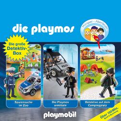 Cover of Die große Detektiv-Box, Folgen 46, 66, 73 (Das Original Playmobil Hörspiel)
