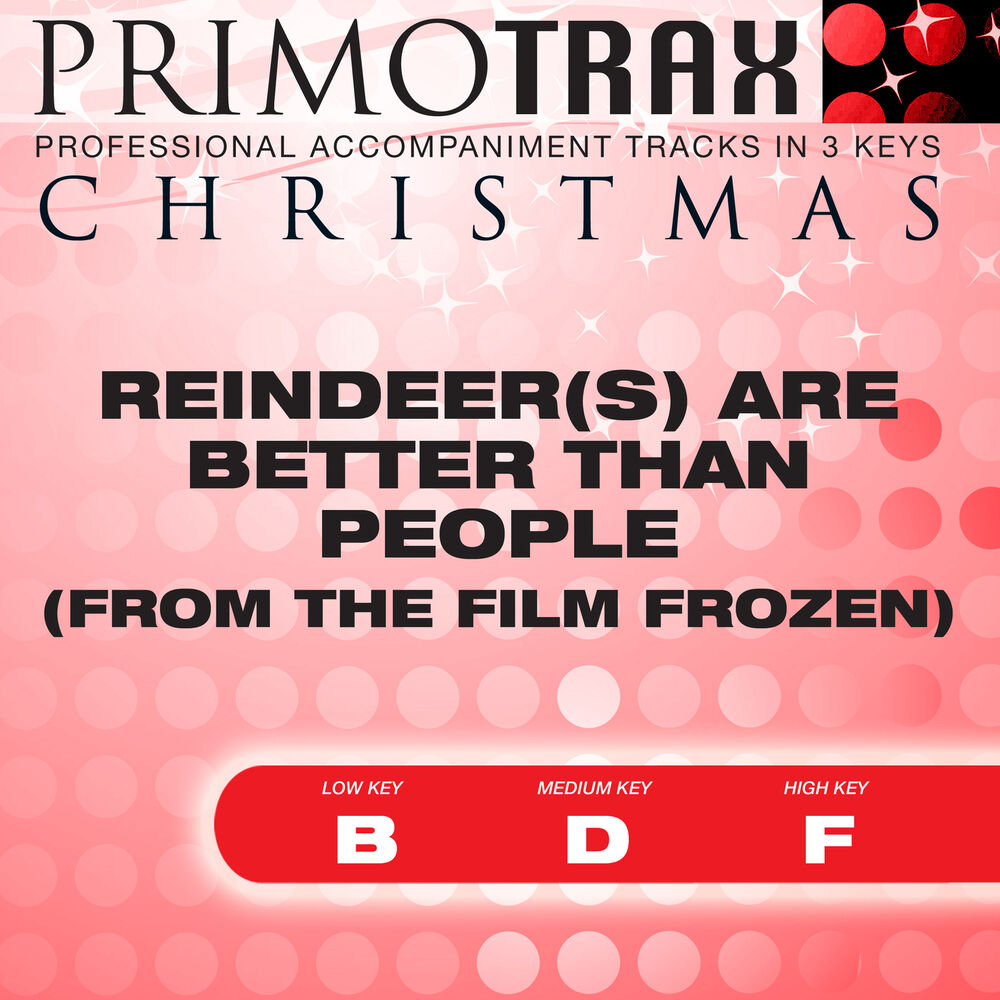 Picture of Reindeer Are Better Than People - Christmas Primotrax - Performance Tracks - EP