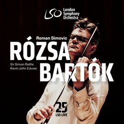 Cover of Rózsa: Violin Concerto - Bartók: Violin Concerto No. 2