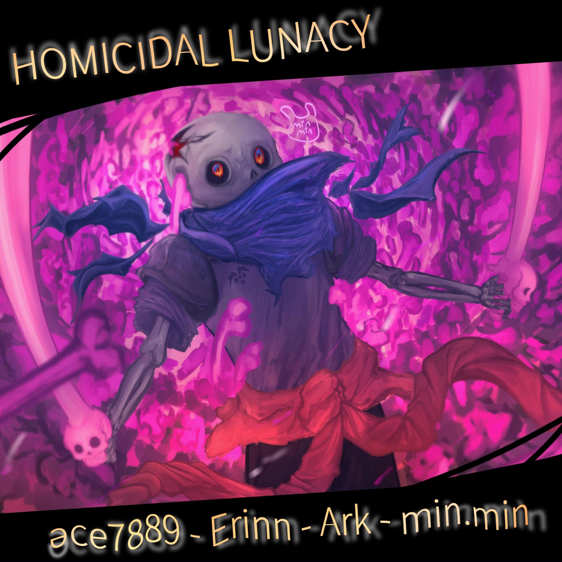 Album cover of HOMICIDAL LUNACY (feat. Erinn, Min.Min & Ark)