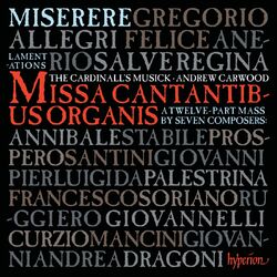 Cover of Allegri: Miserere; Missa Cantantibus organis etc.