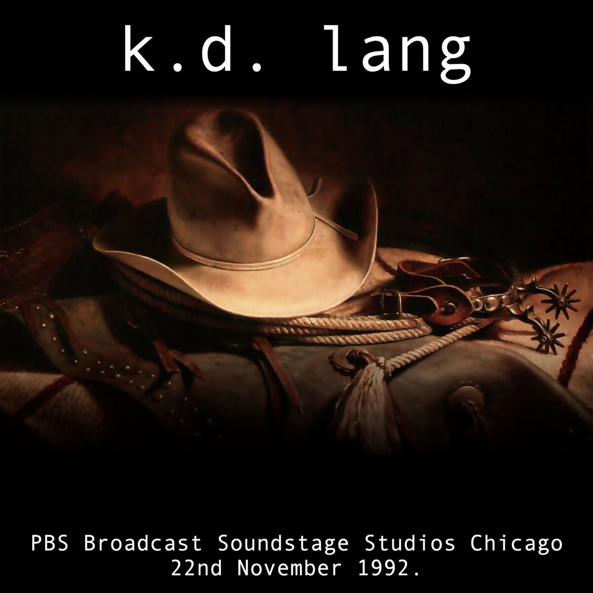 Album cover of k.d. lang - PBS Broadcast Soundstage Studios Chicago 22nd November 1992.