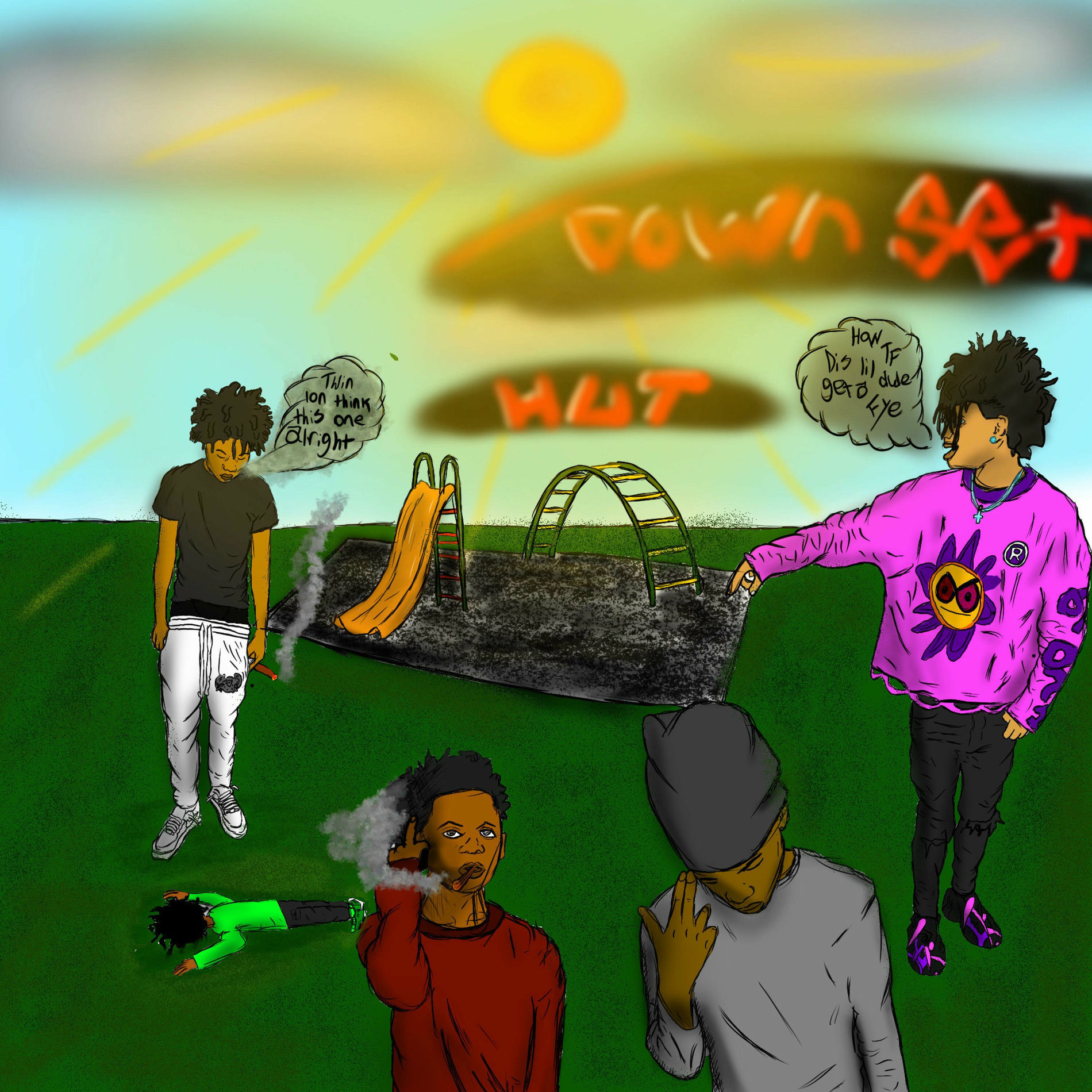 Album cover of Down Set Hut (feat. Lil Tony Official, Lil RT & Pcf Kari)