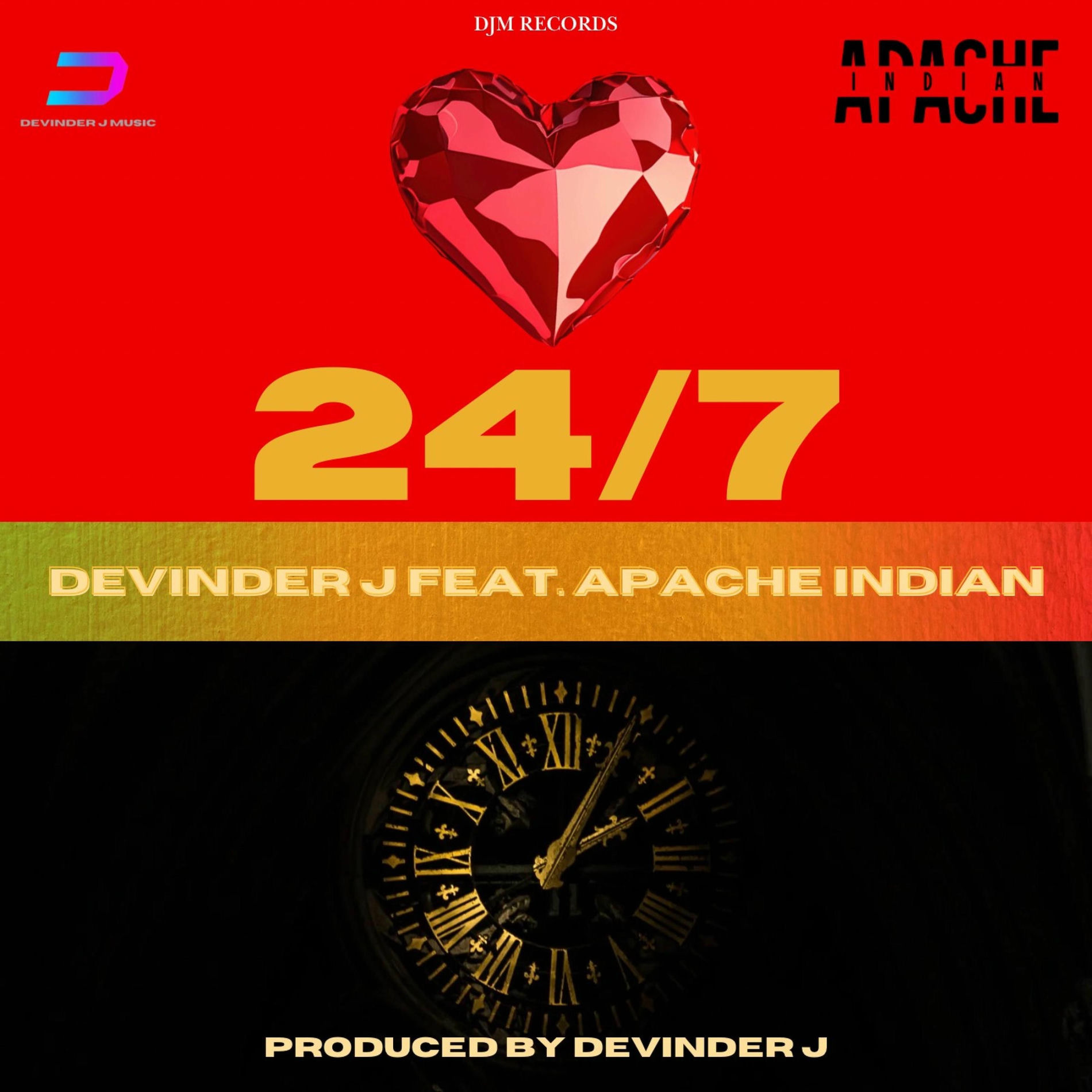 Album cover of 24/7 (feat. Apache Indian)