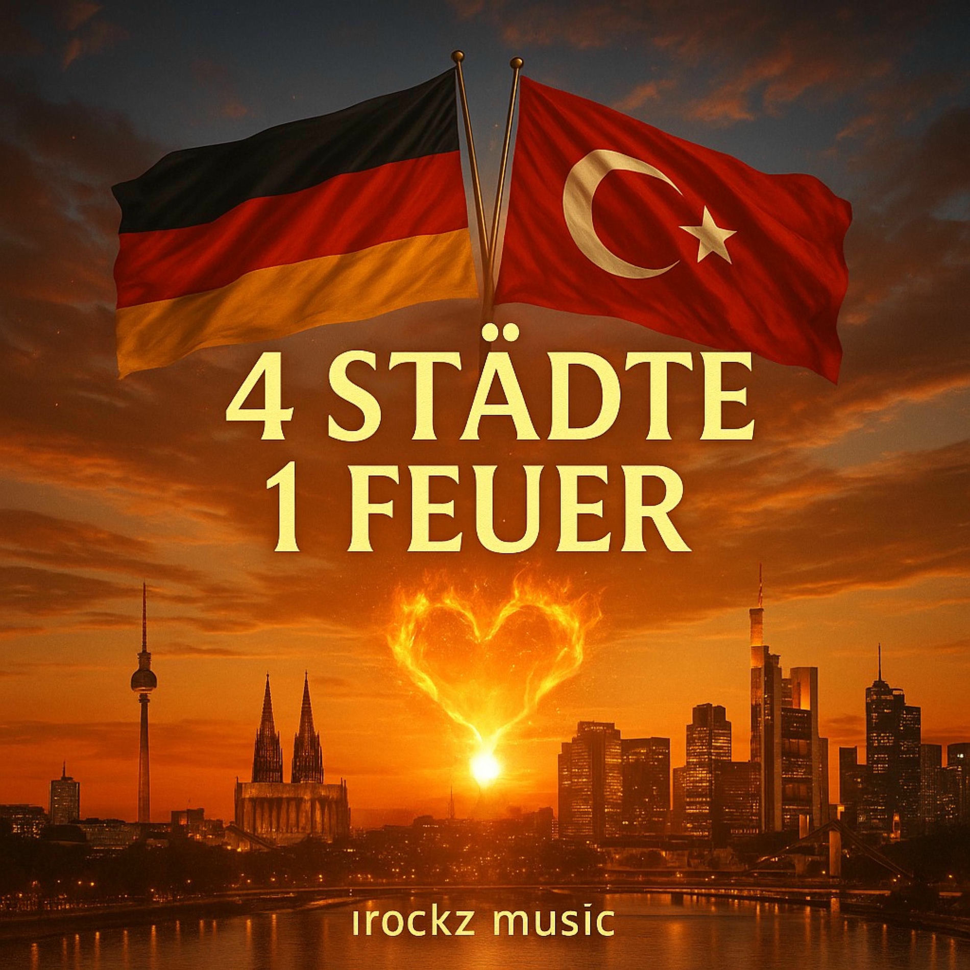 Album cover of 4 Städte 1 Feuer (feat. Friends)